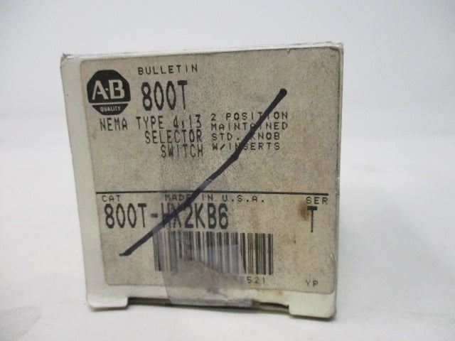 Allen Bradley via TCS 800THX2KB6 Ser. T NSFP (WH) 800T HX2KB6