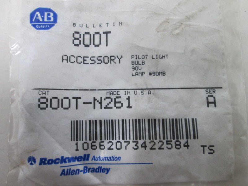 Allen Bradley via TCS 800TN261 Ser. A NSFP 800T N261
