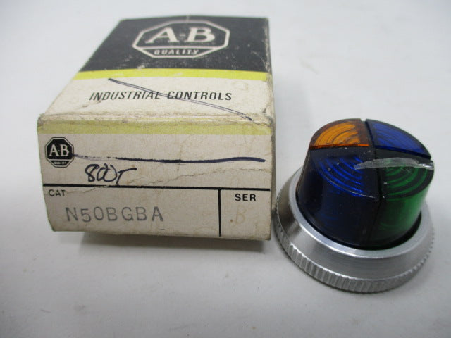 Allen Bradley via TCS 800TN50BGBA Ser. B NSFP (BK/YL) 800T N50BGBA