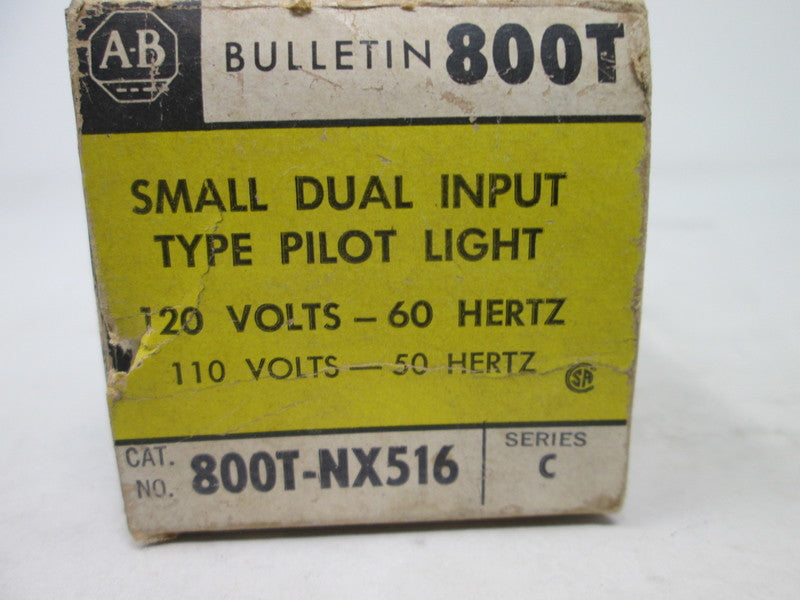 Allen Bradley via TCS 800TNX516 Ser. C NSFP (BK/YL) 800T NX516