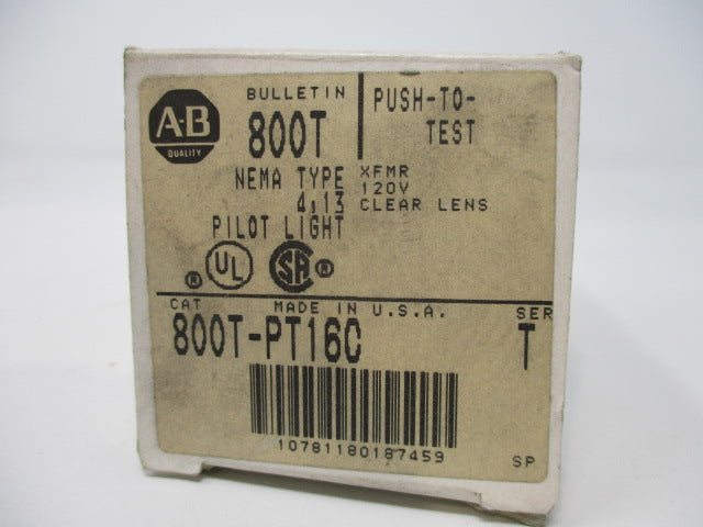 Allen Bradley via TCS 800TPT16C Ser. T NSFP (WH) 800T PT16C