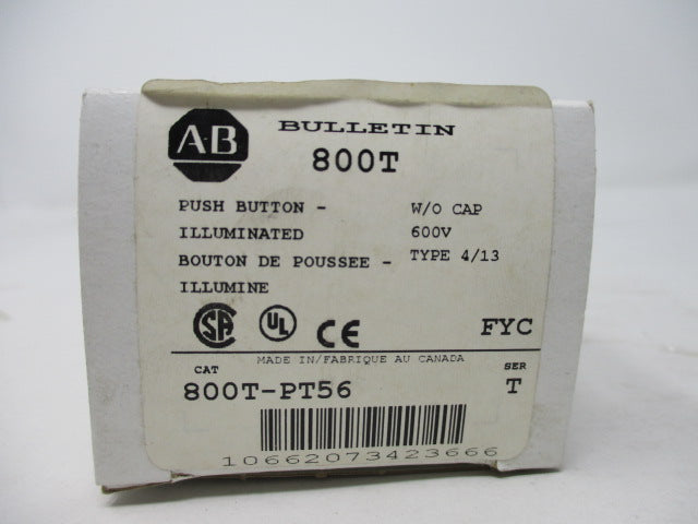 Allen Bradley via TCS 800TPT56 Ser. T NSFP (WH) 800T PT56