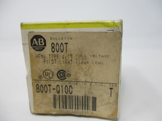 Allen Bradley via TCS 800TQ10C Ser. T NSFP (BK/YL) 800T Q10C