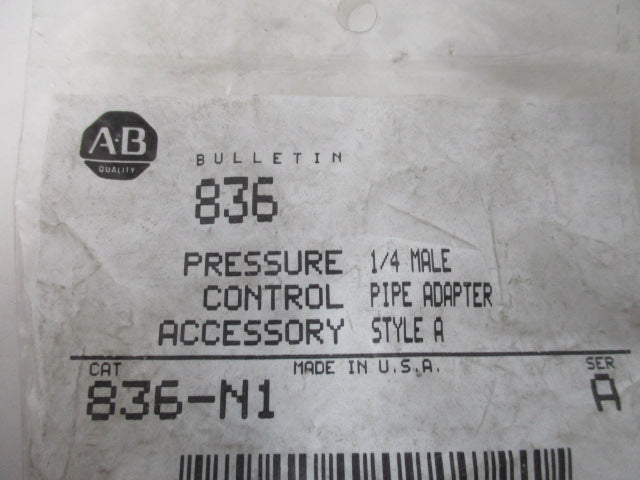 Allen Bradley via TCS 836N1 Ser. A NSFP 836 N1