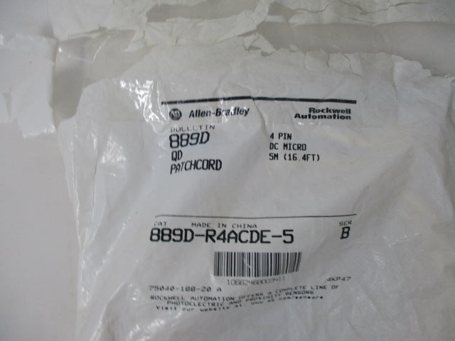 Allen Bradley via TCS 889DR4ACDE5 Ser. B NSFP 889D R4ACDE 5