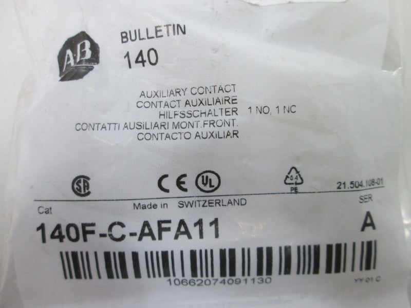 Allen Bradley via TCS 140FCAFA11 Ser. A NSFP140F C AFA11