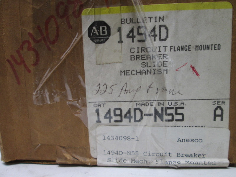 Allen Bradley via TCS 1494DN55 Ser. A NSFP (BR/YL) 1494D N55