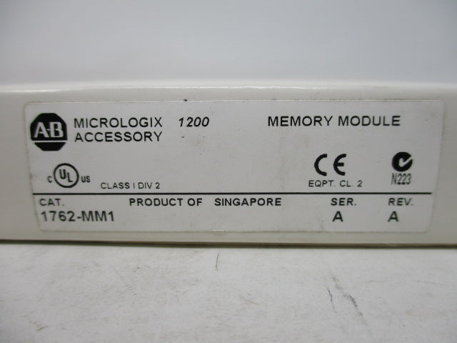 Allen Bradley via TCS 1762MM1 Ser. A NSFP (WH) 1762 MM1