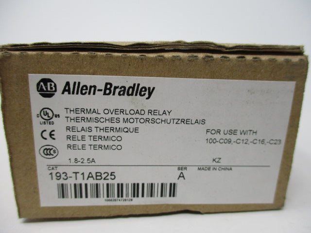 Allen Bradley via TCS 193T125 Ser. A NSFP (BR/WH) 193 T125