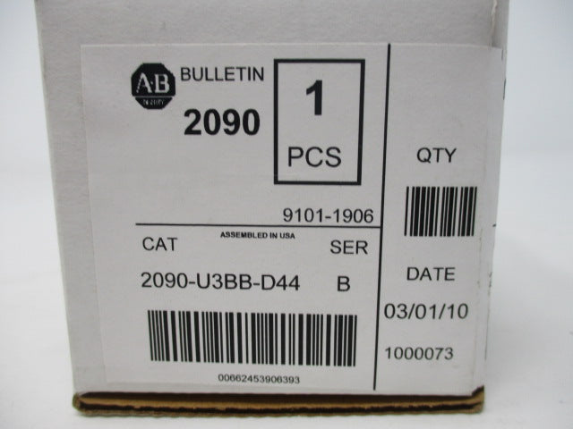 Allen Bradley via TCS 2090U3BBD44 Ser. B NSFP (WH) 2090 U3BB D44