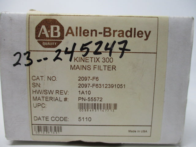 Allen Bradley via TCS 2097F6 NSFP (WH) 2097 F6