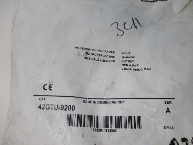 Allen Bradley via TCS 42GTU9200 Ser. A NSFP 42GTU 9200