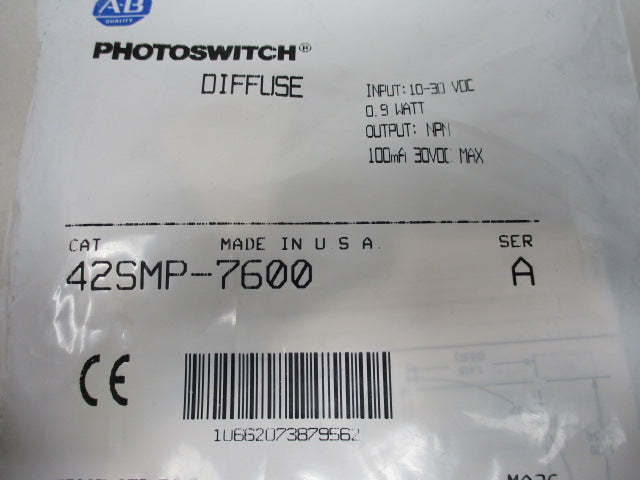 Allen Bradley via TCS 42SMP7600 Ser. A NSFP 42SMP 7600