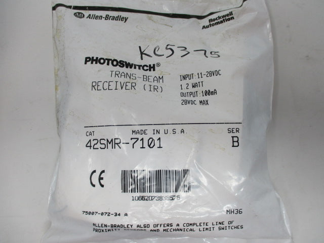 Allen Bradley via TCS 42SMR7101 Ser. B NSFP 42SMR 7101