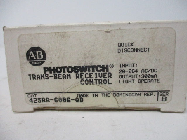 Allen Bradley via TCS 42SRR6006QD Ser. B NSFP (WH) 42SRR 6006 QD