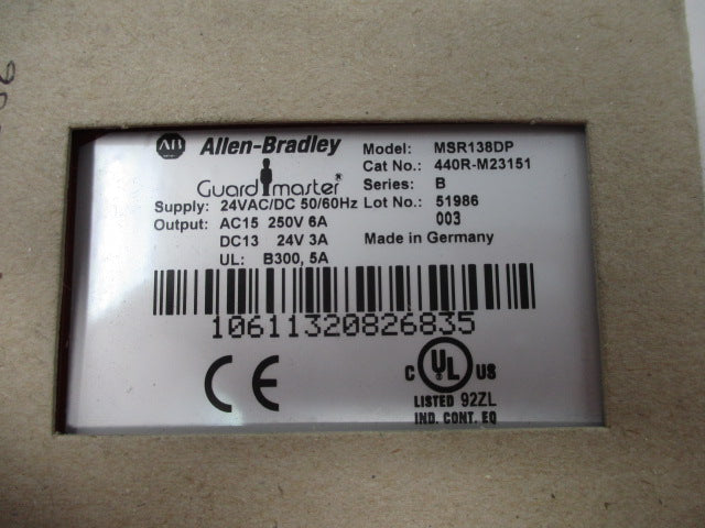 Allen Bradley via TCS 440RM23151 Ser. B NSFP (BR/WH) 440R M23151