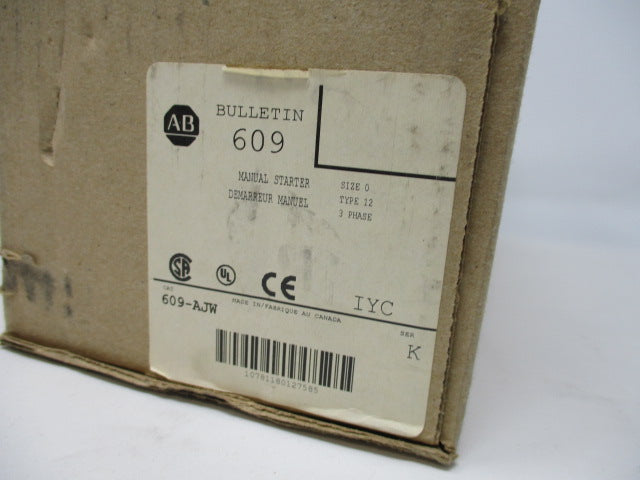Allen Bradley via TCS 609AJW Ser. K  NSFP (BR/WH) 609 AJW