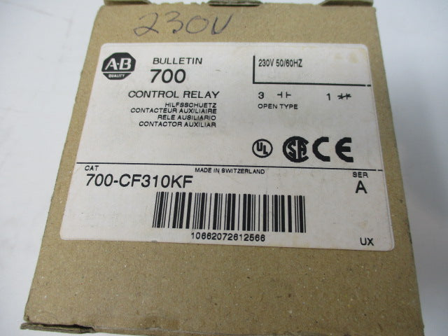 Allen Bradley via TCS 700CF310KF Ser. A NSFP (BR/WH) 700 CF310KF