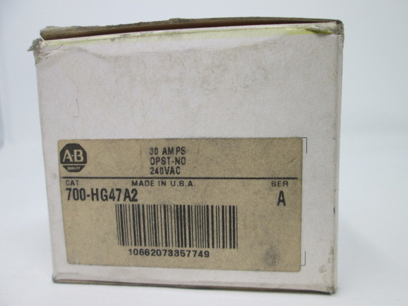 Allen Bradley via TCS 700HG47A2 Ser. A NSFP (WH) 700 HG47A2