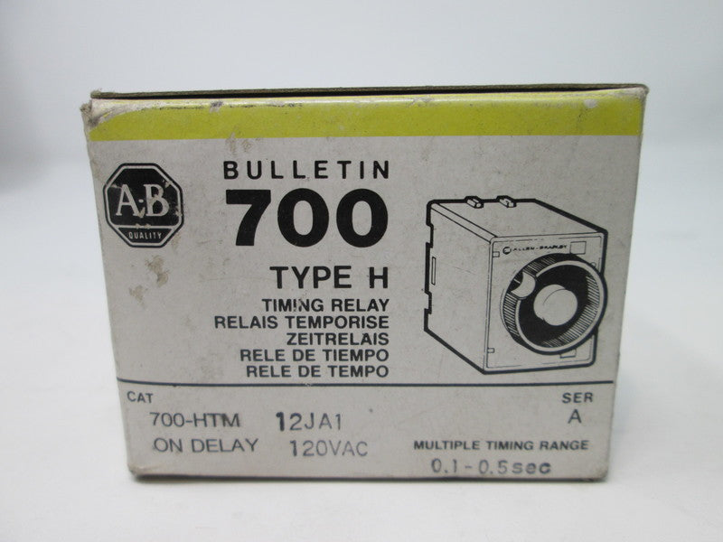 Allen Bradley via TCS 700HTM12JA1 Ser. A NSFP (BK/YL) 700 HTM 12JA1