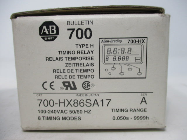 Allen Bradley via TCS 700HX86SA17 Ser. A NSFP (WH) 700 HX86SA17