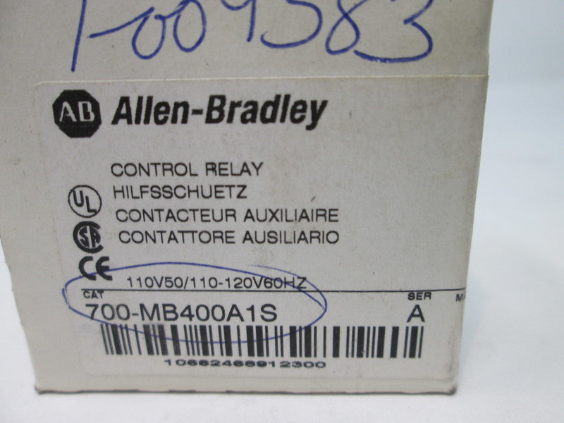 Allen Bradley via TCS 700MB400A1S Ser. A NSFP (WH) 700 MB400A1S