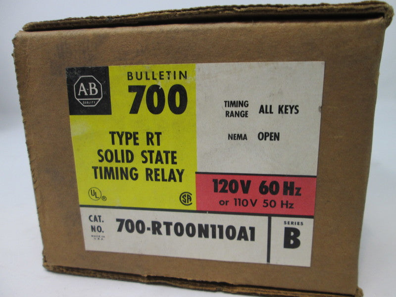 Allen Bradley via TCS 700RT00N110A1 Ser. B NSFP (BR/YL) 700 RT00N 110A1