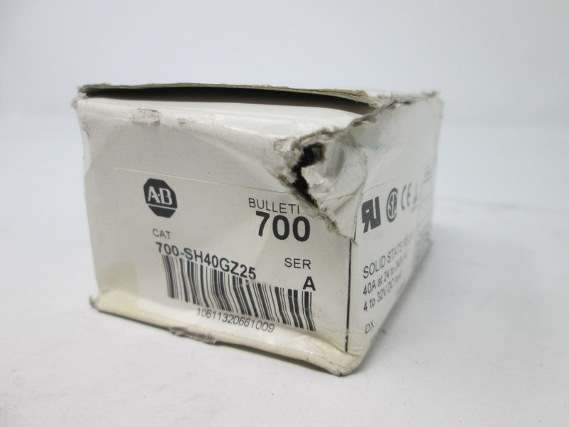 Allen Bradley via TCS 700SH40GZ25 Ser. A NSFP (WH) 700 SH40GZ25