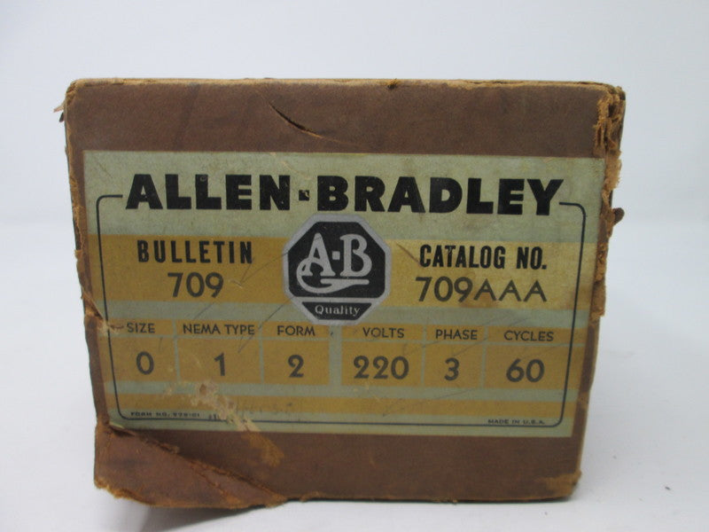 Allen Bradley via TCS 709AAA 220V NSFP (BR/YL) 709 AAA