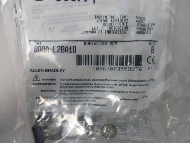 Allen Bradley via TCS 800AL2BA10 Ser. A NSFP 800 AL2BA10