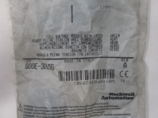 Allen Bradley via TCS 800E3DL5G Ser. A NSFP 800E 3DL5G