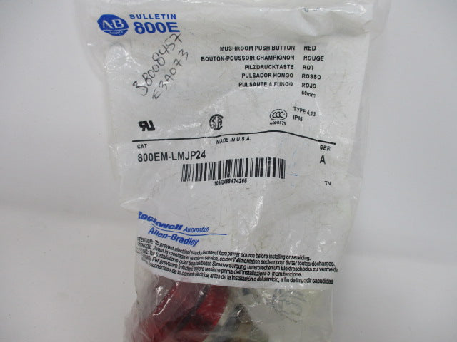 Allen Bradley via TCS 800EMLMJP24 Ser. A NSFP 800EM LMJP24