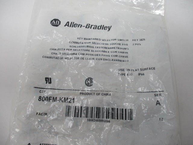 Allen Bradley via TCS 800FMKM21 Ser. A NSFP 800FM KM21