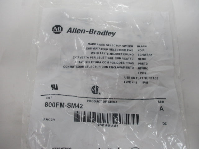 Allen Bradley via TCS 800FMSM42 Ser. A NSFP 800FM SM42