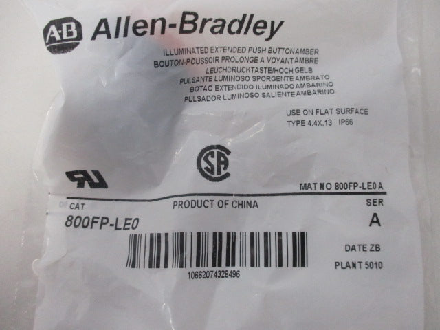 Allen Bradley via TCS 800FPLE0 Ser. A NSFP 800FP LE0