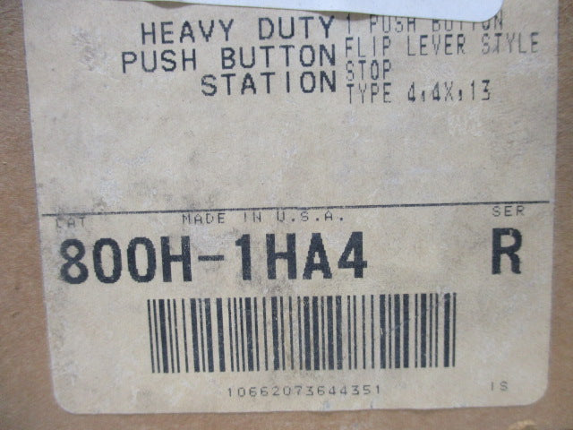 Allen Bradley via TCS 800H1HA4 Ser. R NSFP (BR/WH) 800H 1HA4