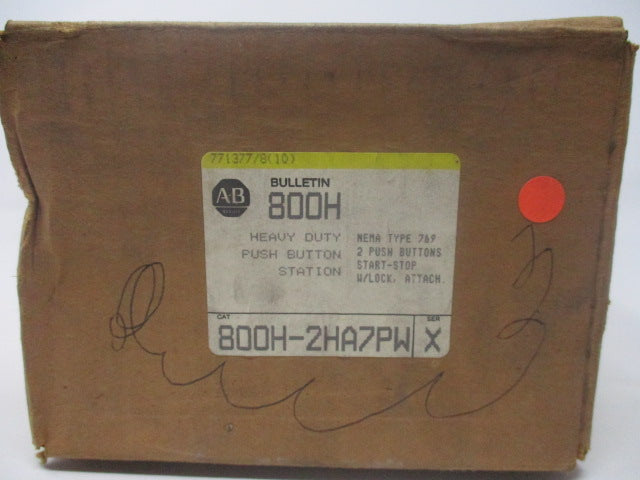 Allen Bradley via TCS 800H2HA7PW Ser. X NSFP (BR/WH) 800H 2HA7PW