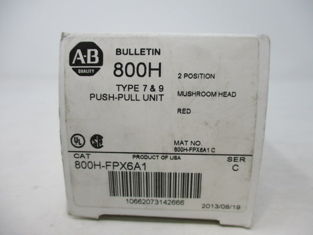 Allen Bradley via TCS 800HFPX6A1 Ser. C NSFP (WH) 800H FPX6A1