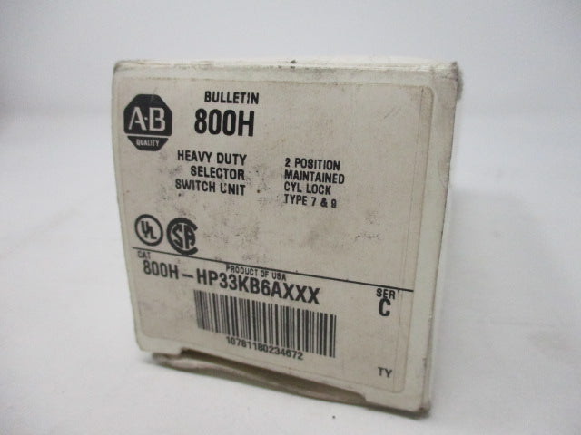 Allen Bradley via TCS 800HHP33KB6AXXX Ser. C NSFP (WH) 800H HP33KB6AXXX