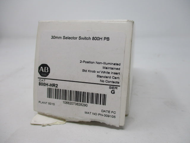 Allen Bradley via TCS 800HHR2 Ser. G NSFP (WH) 800H HR2