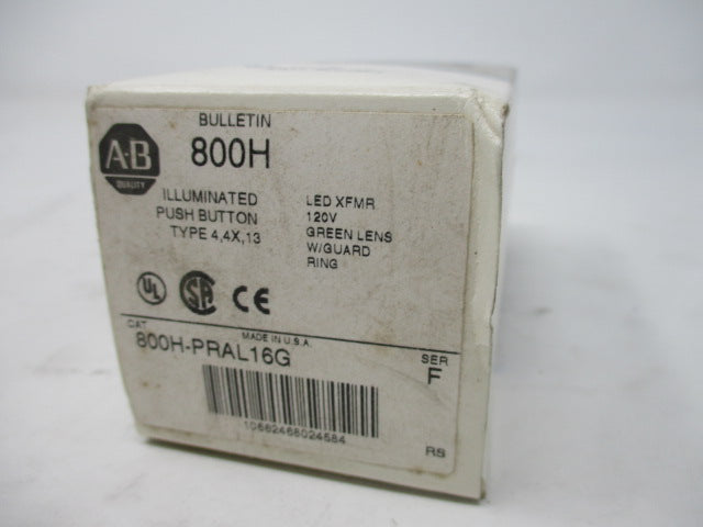 Allen Bradley via TCS 800HPRAL16G Ser. F NSFP (WH) 800H PRAL16G