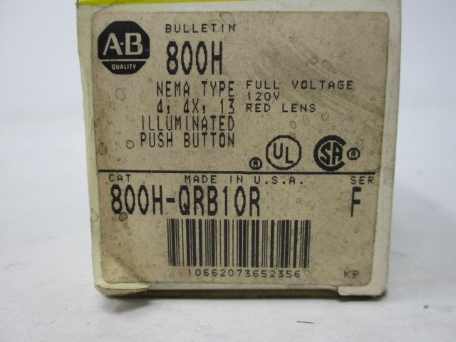 Allen Bradley via TCS 800HQRB10R Ser. F NSFP (BK/YL) 800H QRB10R