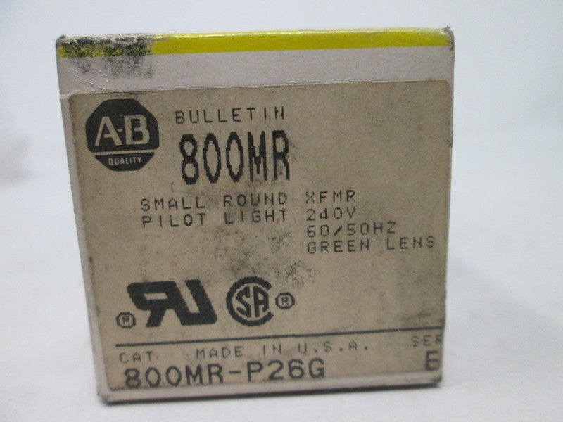 Allen Bradley via TCS 800MRP26G Ser. E NSFP (BK/YL) 800MR P26G