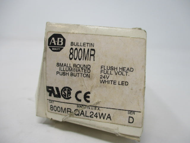Allen Bradley via TCS 800MRQAL24WA Ser. D NSFP (WH) 800MR QAL24WA