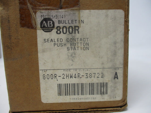 Allen Bradley via TCS 800R2HW4R38722 Ser. B NSFP (BR/WH) 800R 2HW4R 38722