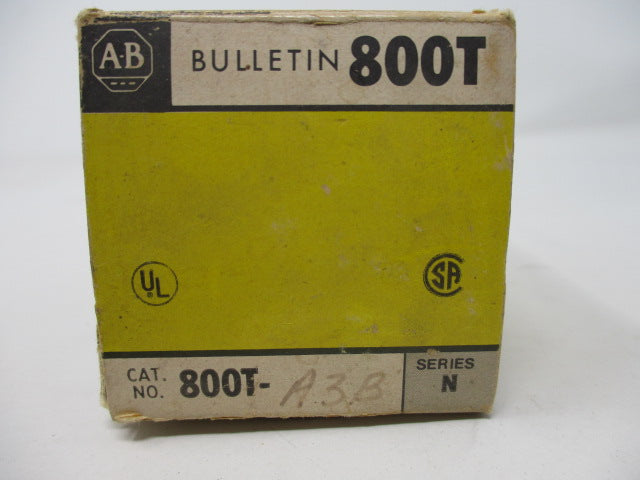 Allen Bradley via TCS 800TA3B Ser. N NSFP (BK/YL) 800T A3B