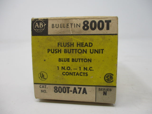 Allen Bradley via TCS 800TA7A Ser. N NSFP (BK/YL) 800T A7A