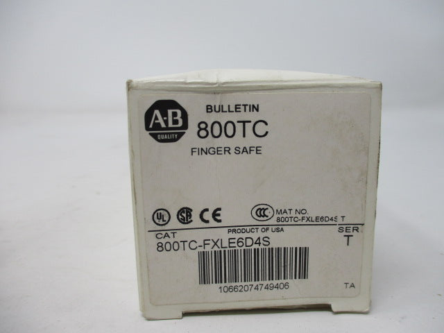 Allen Bradley via TCS 800TCFXLE6D4S Ser. T NSFP (WH) 800TC FXLE6D4S