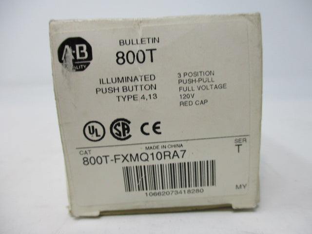 Allen Bradley via TCS 800TFXMQ10RA7 Ser. T NSFP (WH) 800T FXMQ10RA7