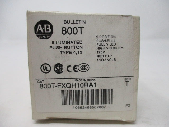 Allen Bradley via TCS 800TFXQH10RA1 Ser. T NSFP (WH) 800T FXQH10RA1